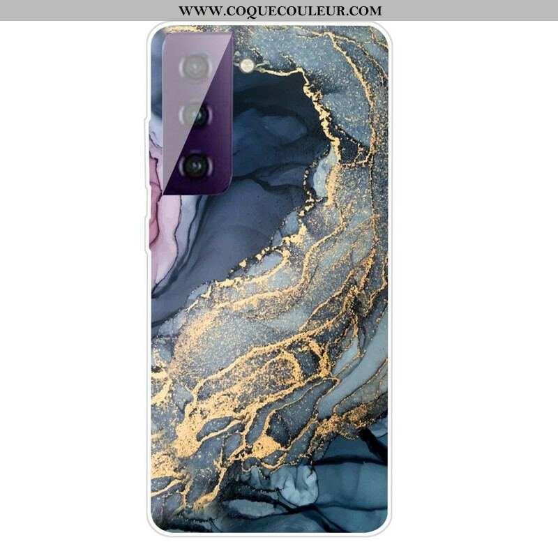 Coque Samsung Galaxy S21 FE Marbre Coloré