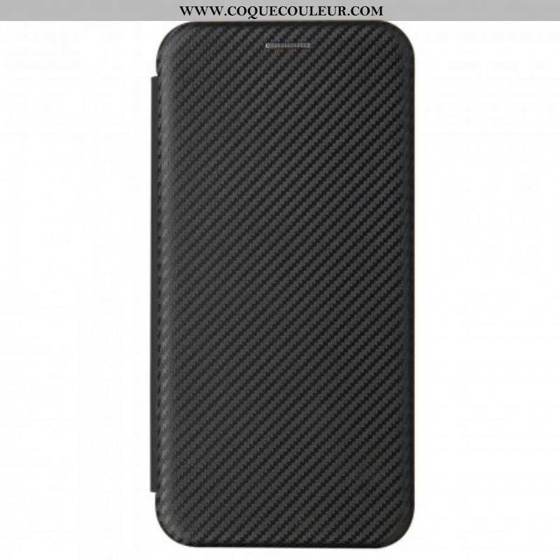 Flip Cover Samsung Galaxy S21 Plus 5G Fibre Carbone