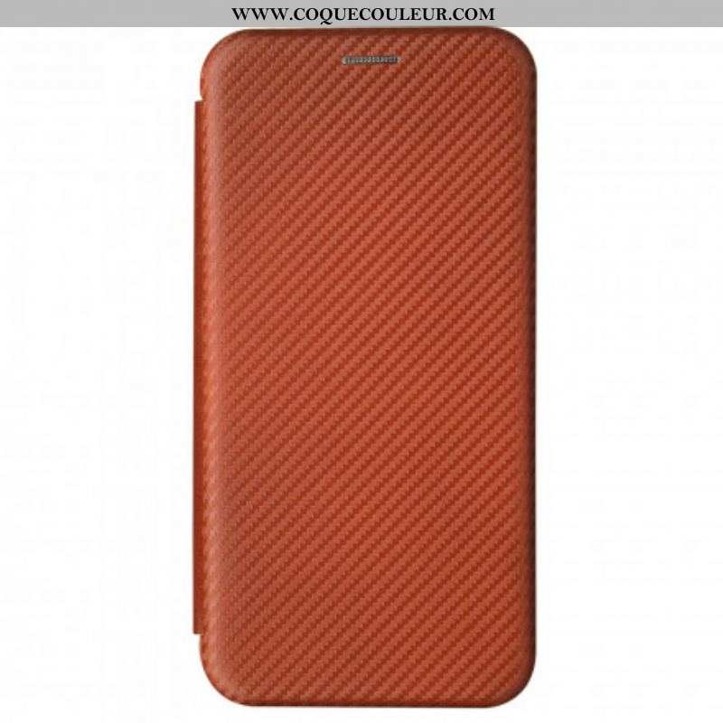 Flip Cover Samsung Galaxy S21 Plus 5G Fibre Carbone