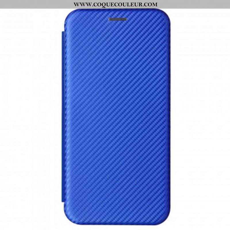 Flip Cover Samsung Galaxy S21 Plus 5G Fibre Carbone