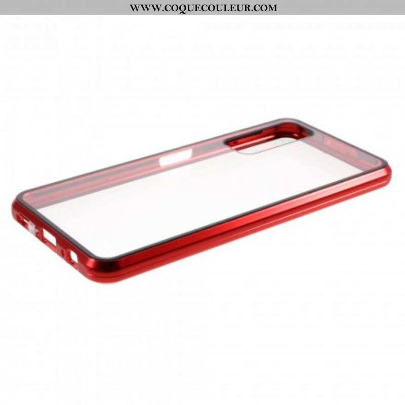 Coque Samsung Galaxy S21 Plus 5G Rebords Métal et Double Verre Trempé