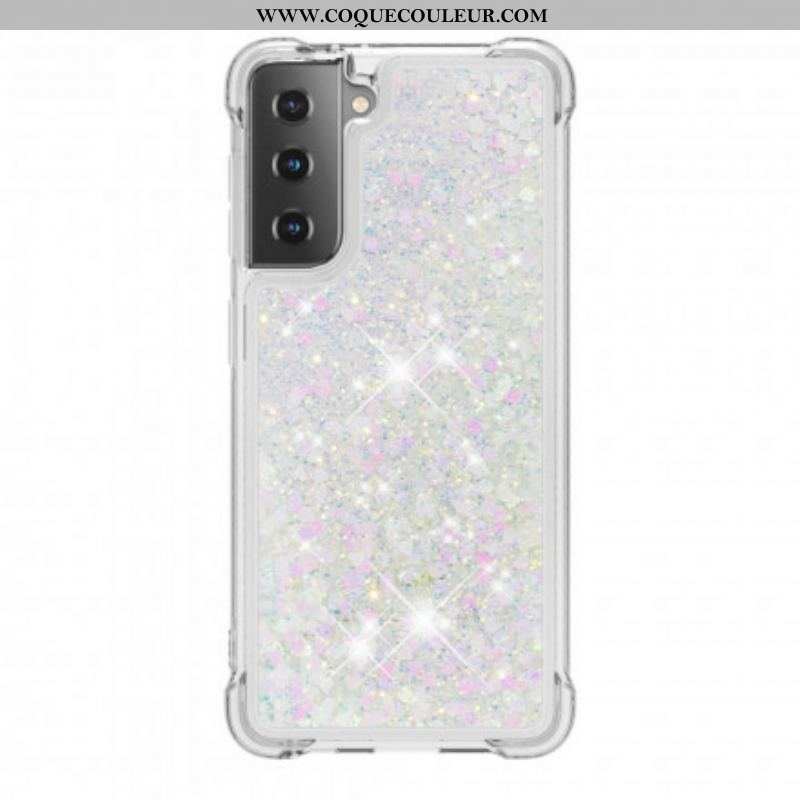 Coque Samsung Galaxy S21 Plus 5G Désires Paillettes