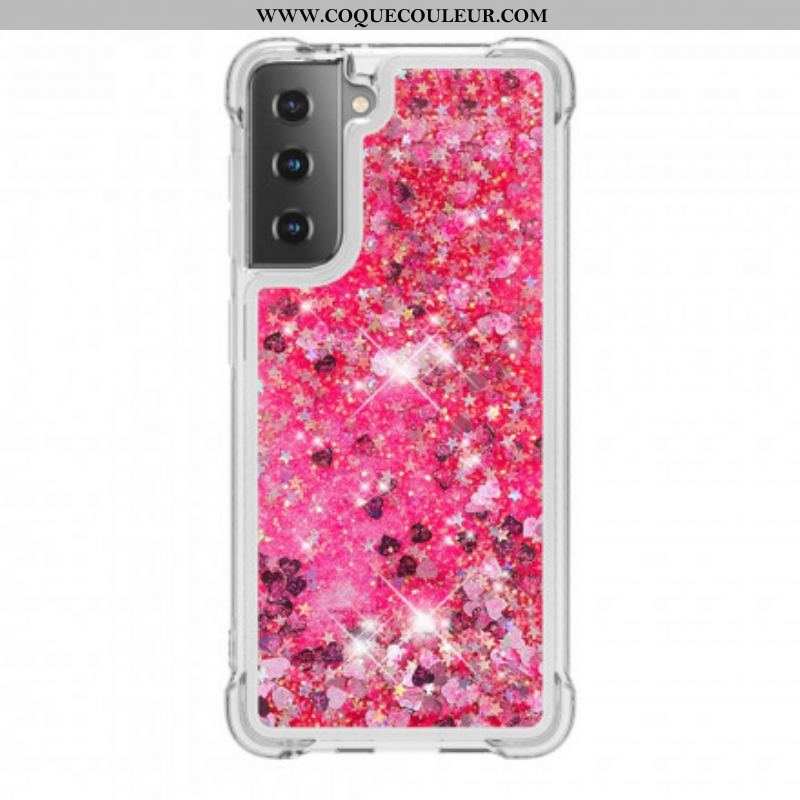 Coque Samsung Galaxy S21 Plus 5G Désires Paillettes