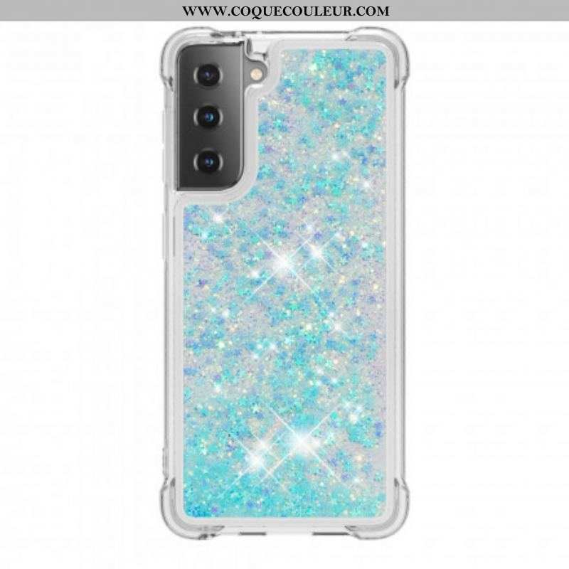 Coque Samsung Galaxy S21 Plus 5G Désires Paillettes