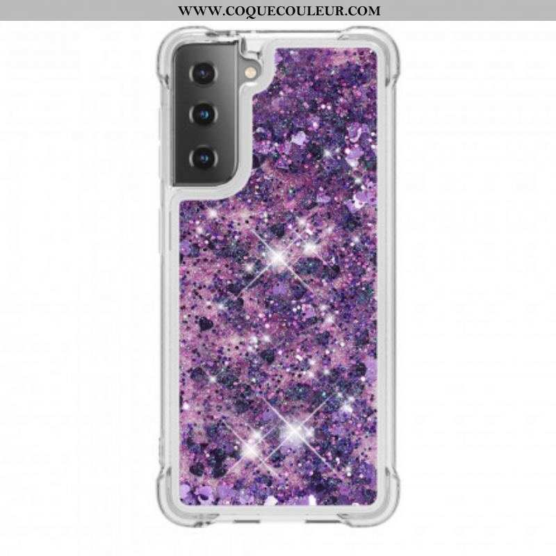 Coque Samsung Galaxy S21 Plus 5G Désires Paillettes