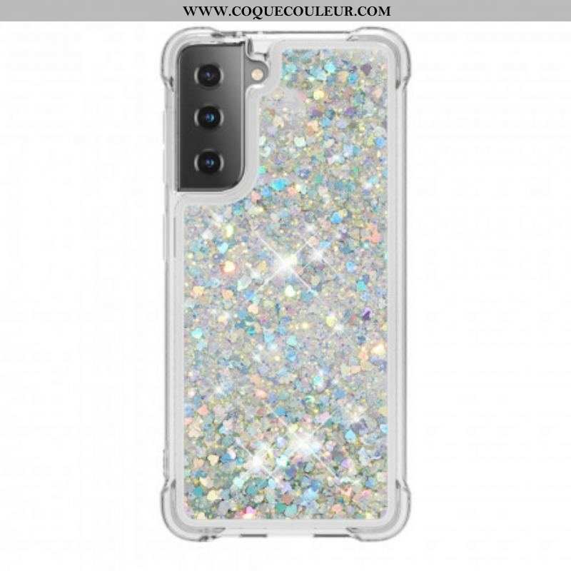 Coque Samsung Galaxy S21 Plus 5G Désires Paillettes