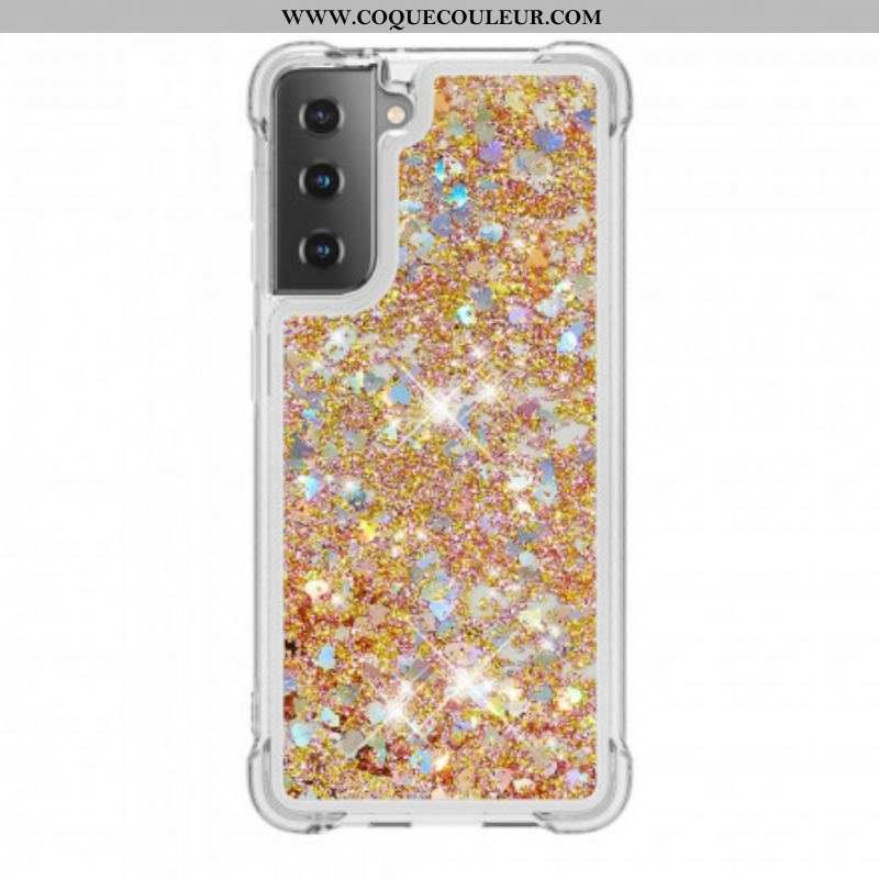 Coque Samsung Galaxy S21 Plus 5G Désires Paillettes