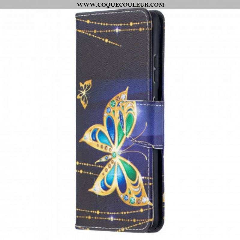 Housse Samsung Galaxy S21 Ultra 5G Papillons Rois