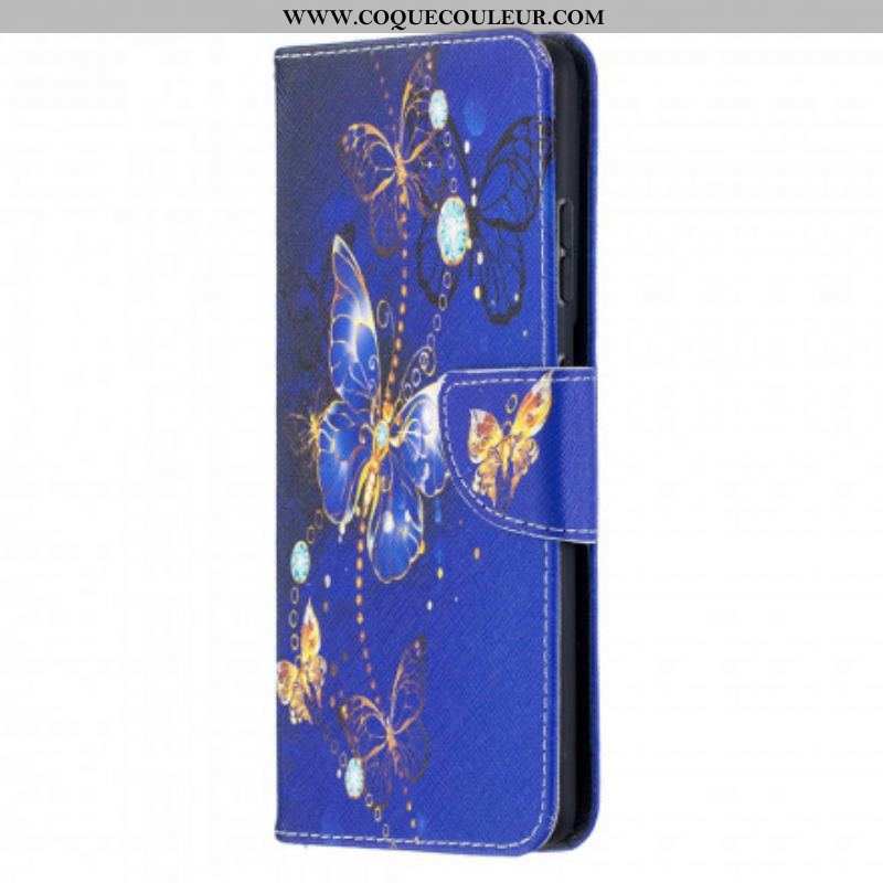 Housse Samsung Galaxy S21 Ultra 5G Papillons Rois