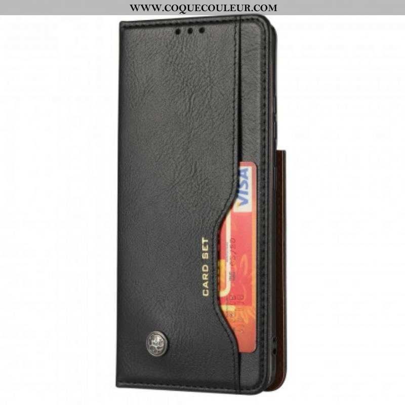 Flip Cover Samsung Galaxy S21 Ultra 5G Simili Cuir Porte-Cartes