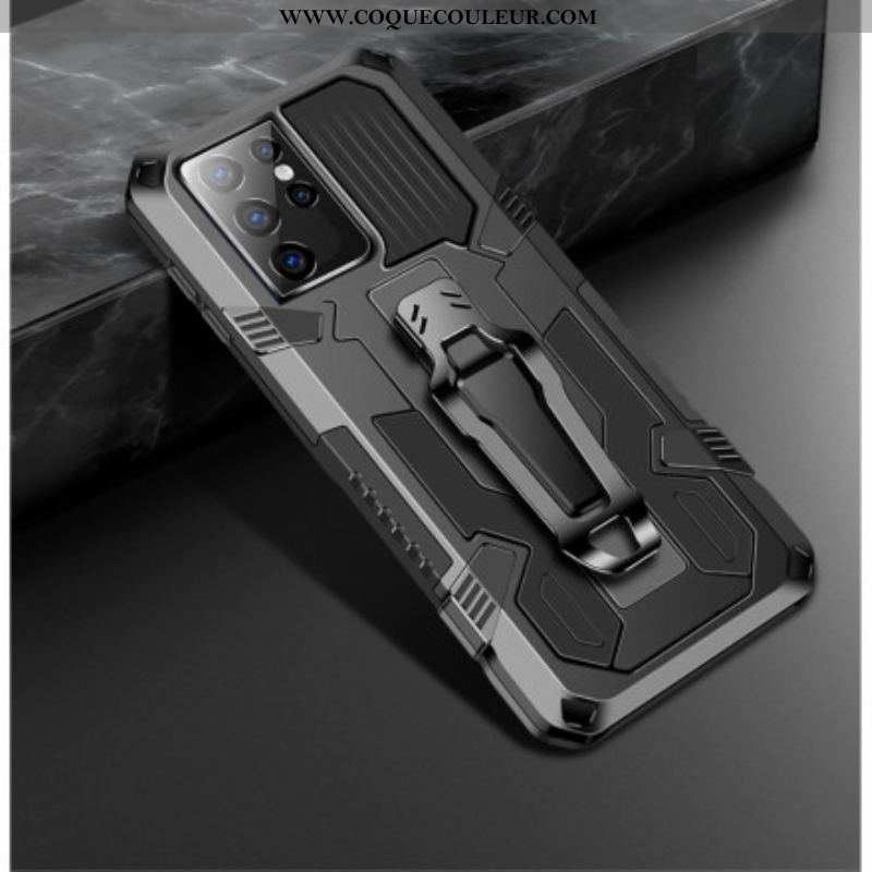 Coque Samsung Galaxy S21 Ultra 5G Support Amovible Clip