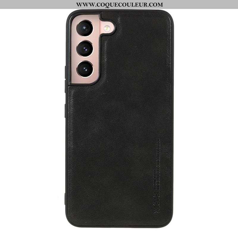 Coque Samsung Galaxy S22 5G X- Level Effet Cuir Vintage