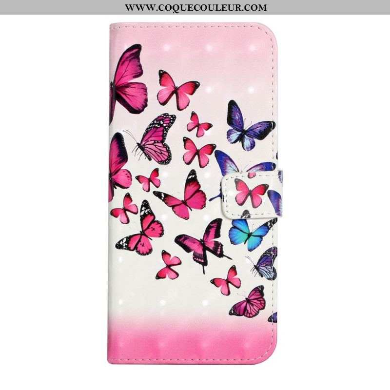 Housse Samsung Galaxy S22 5G Vol de Papillons