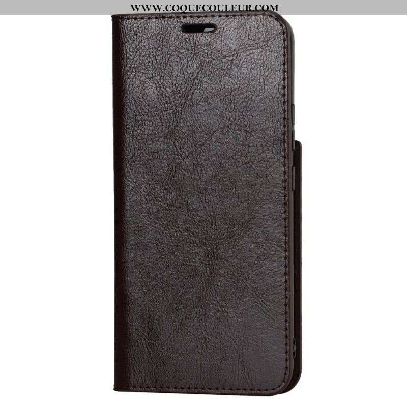 Flip Cover Samsung Galaxy S22 5G Cuir Véritable