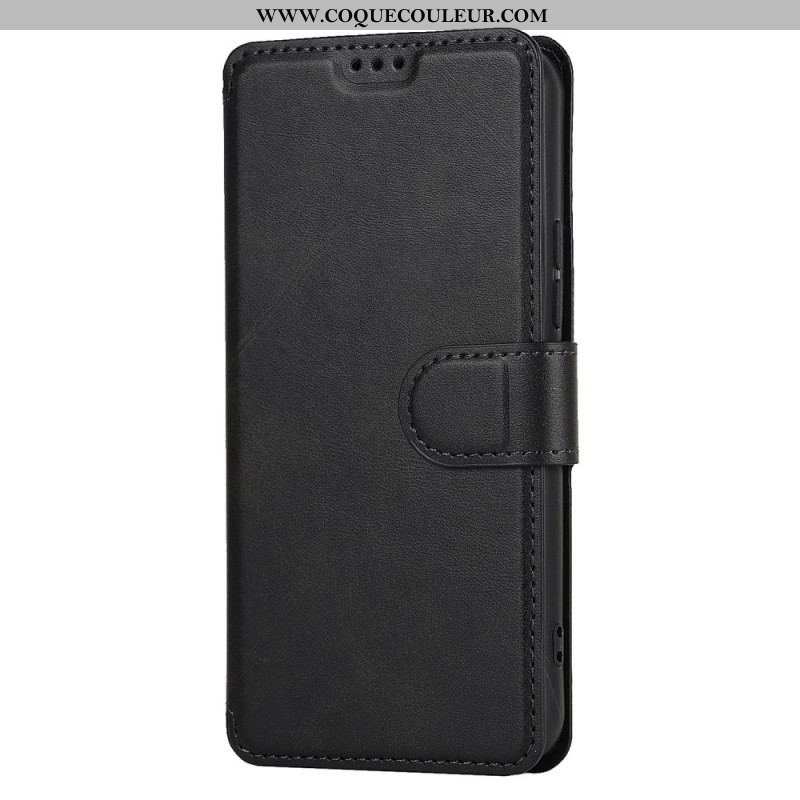 Housse Samsung Galaxy S22 5G Effet Cuir Vintage Mat