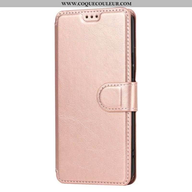 Housse Samsung Galaxy S22 5G Effet Cuir Vintage Mat