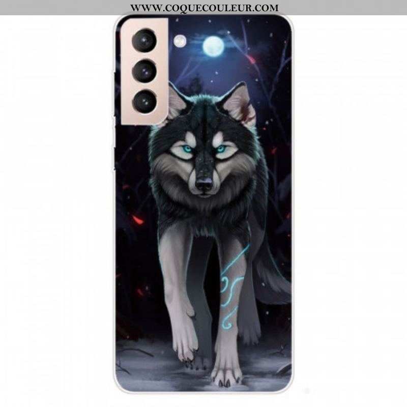 Coque Samsung Galaxy S22 5G Loup Royal