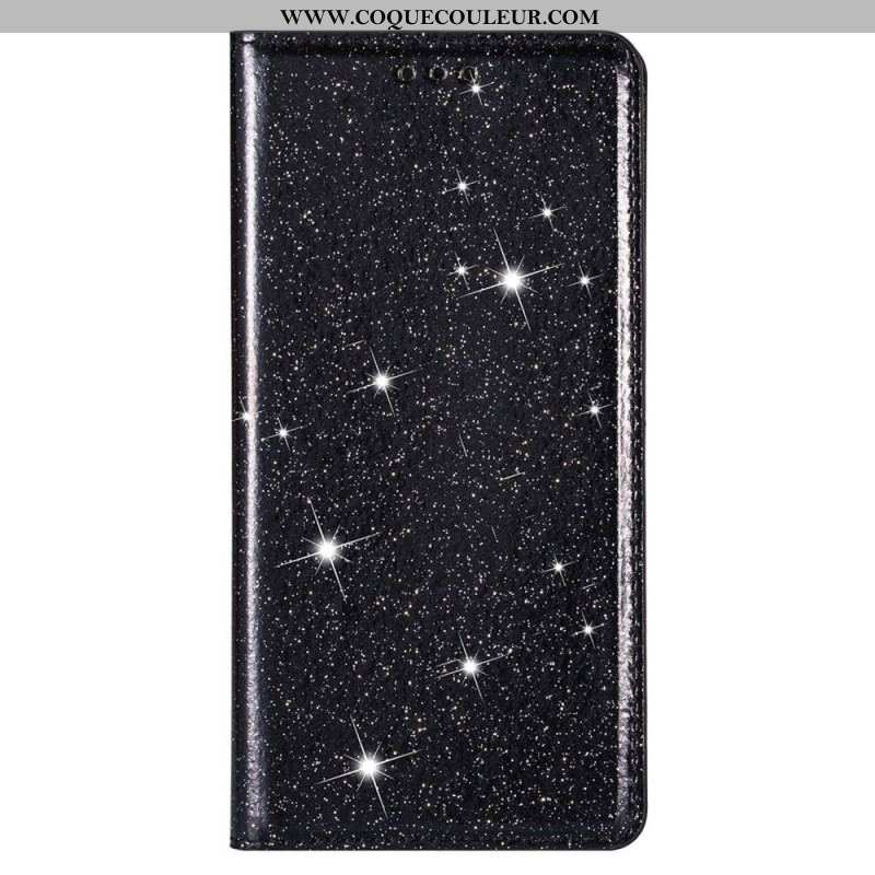 Flip Cover Samsung Galaxy S22 Plus 5G Style Paillettes