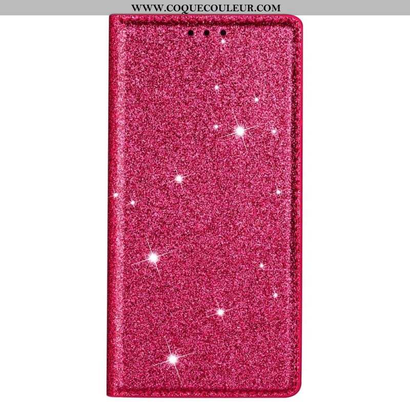 Flip Cover Samsung Galaxy S22 Plus 5G Style Paillettes