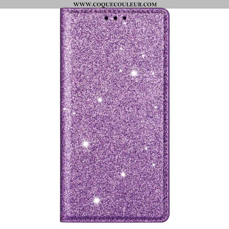 Flip Cover Samsung Galaxy S22 Plus 5G Style Paillettes