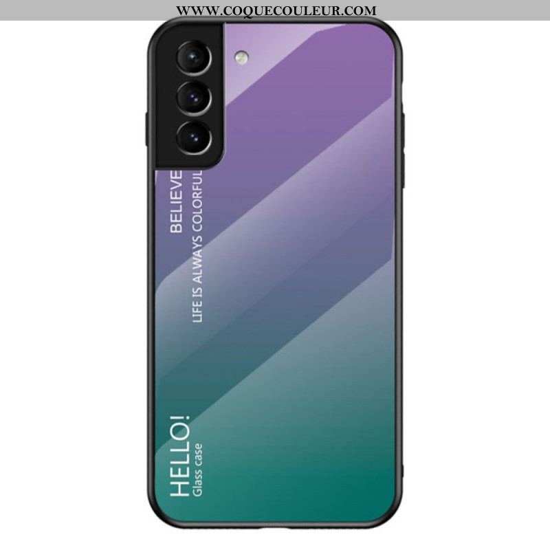 Coque Samsung Galaxy S22 Plus 5G Verre Trempé Hello