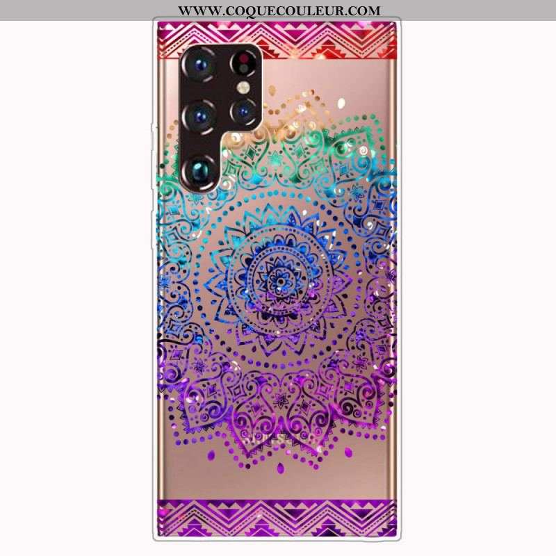 Coque Samsung Galaxy S22 Ultra 5G Mandala Design