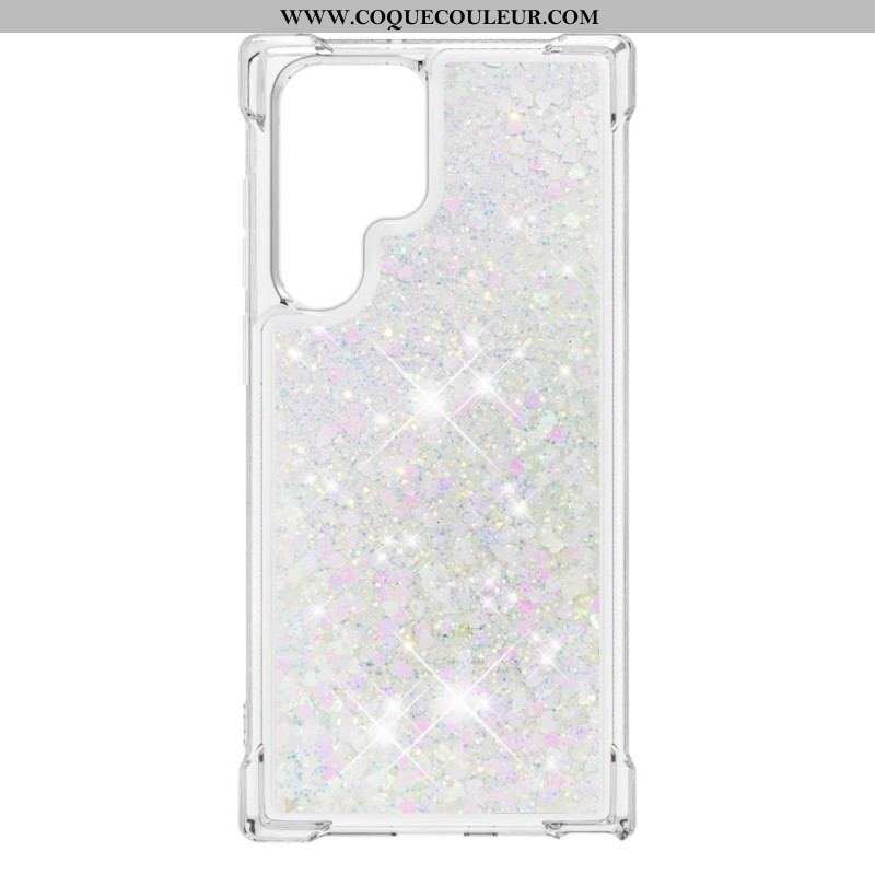 Coque Samsung Galaxy S22 Ultra 5G Désires Paillettes