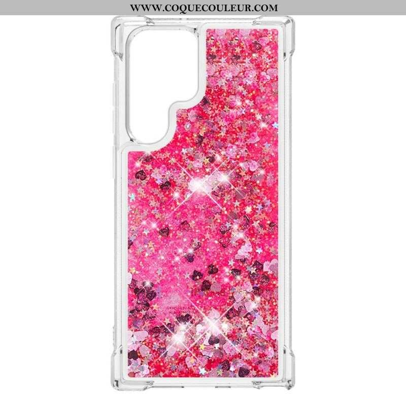 Coque Samsung Galaxy S22 Ultra 5G Désires Paillettes