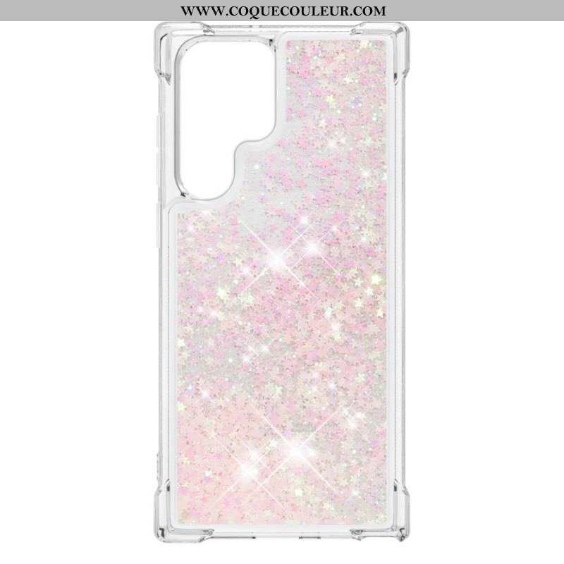 Coque Samsung Galaxy S22 Ultra 5G Désires Paillettes