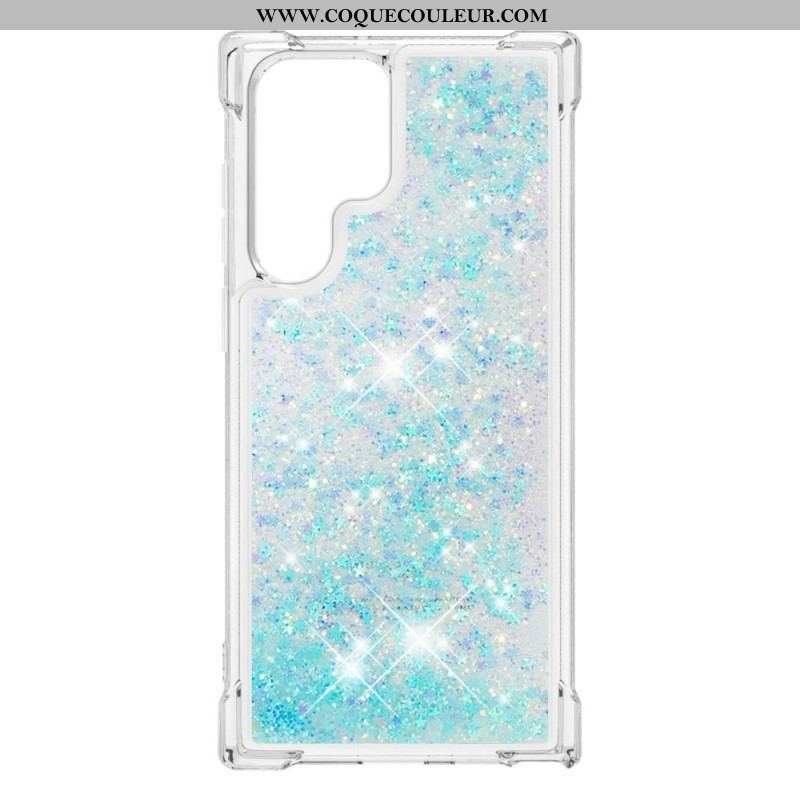 Coque Samsung Galaxy S22 Ultra 5G Désires Paillettes