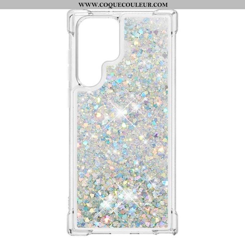 Coque Samsung Galaxy S22 Ultra 5G Désires Paillettes