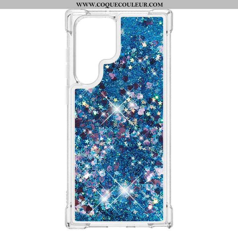 Coque Samsung Galaxy S22 Ultra 5G Désires Paillettes