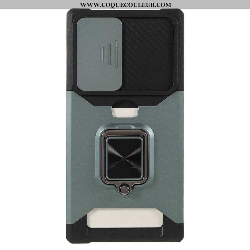 Coque Samsung Galaxy S22 Ultra 5G Multi-Fonctionnelle Protège-Lentilles