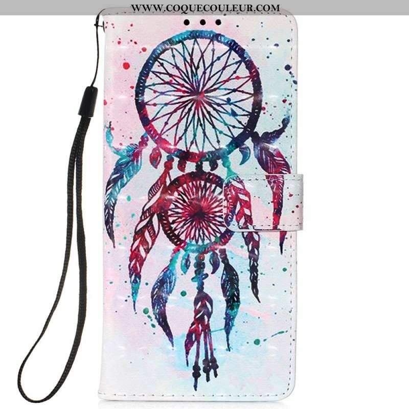 Housse Samsung Galaxy S22 Ultra 5G Attrape Rêves Aquarelle