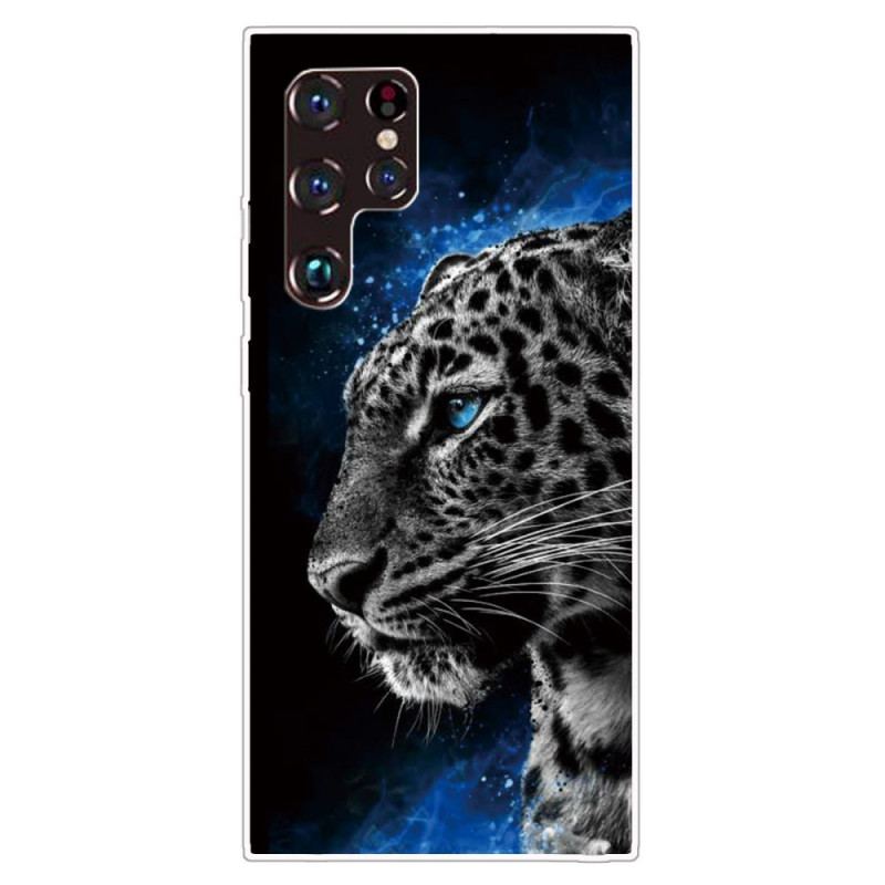 Coque Samsung Galaxy S22 Ultra 5G Face de Tigre