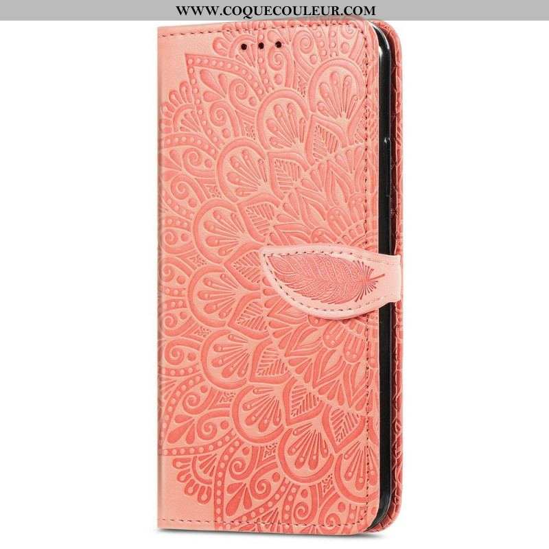 Housse Samsung Galaxy S22 Ultra 5G Feuilles Tribales