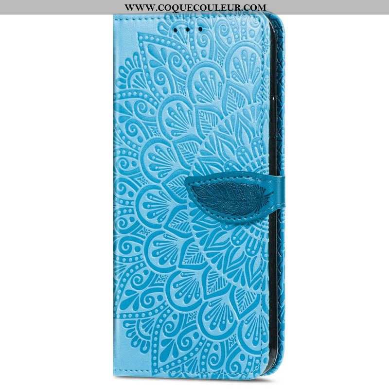 Housse Samsung Galaxy S22 Ultra 5G Feuilles Tribales