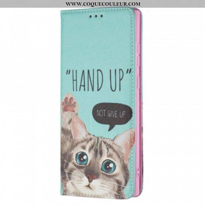 Flip Cover Samsung Galaxy S22 Ultra 5G Hand Up