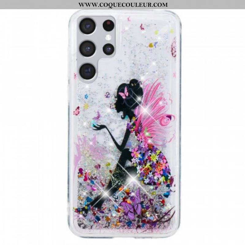 Coque Samsung Galaxy S22 Ultra 5G Fée Paillettes