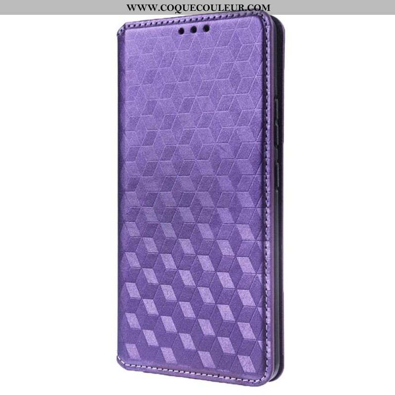 Flip Cover Samsung Galaxy S23 5G Motif 3D