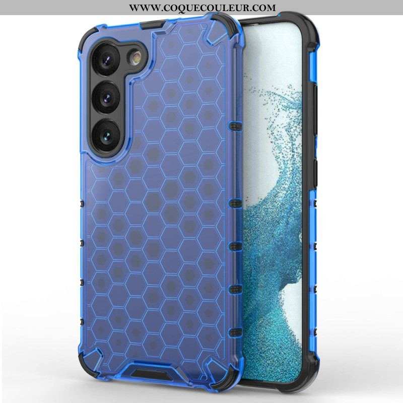 Coque Samsung Galaxy S23 5G Style Nid d'Abeille