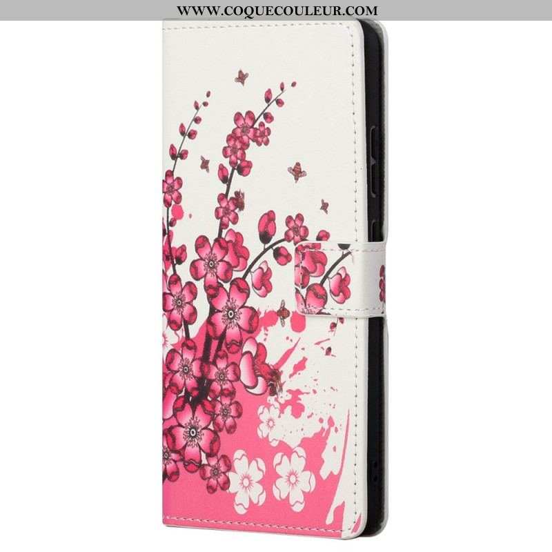 Housse Samsung Galaxy S23 5G Tropical Flowers