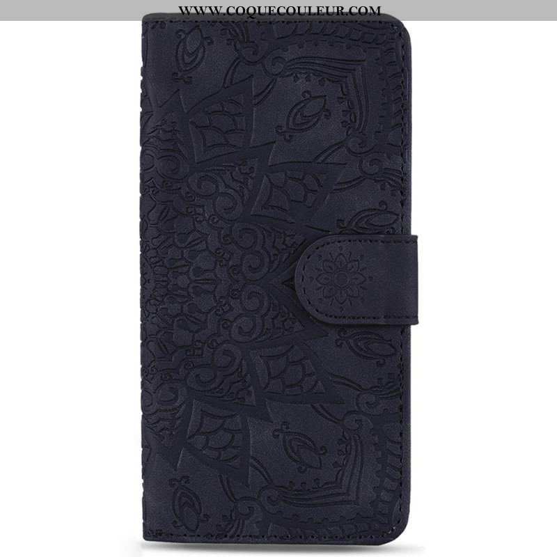 Housse Samsung Galaxy S23 5G Mandala Stylé à Lanière