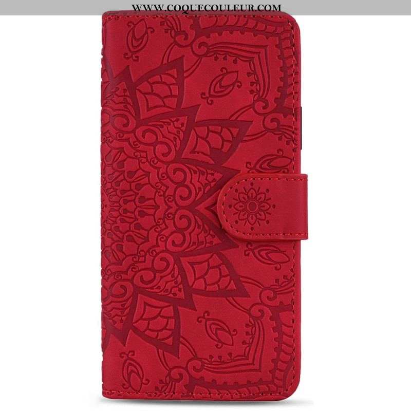 Housse Samsung Galaxy S23 5G Mandala Stylé à Lanière