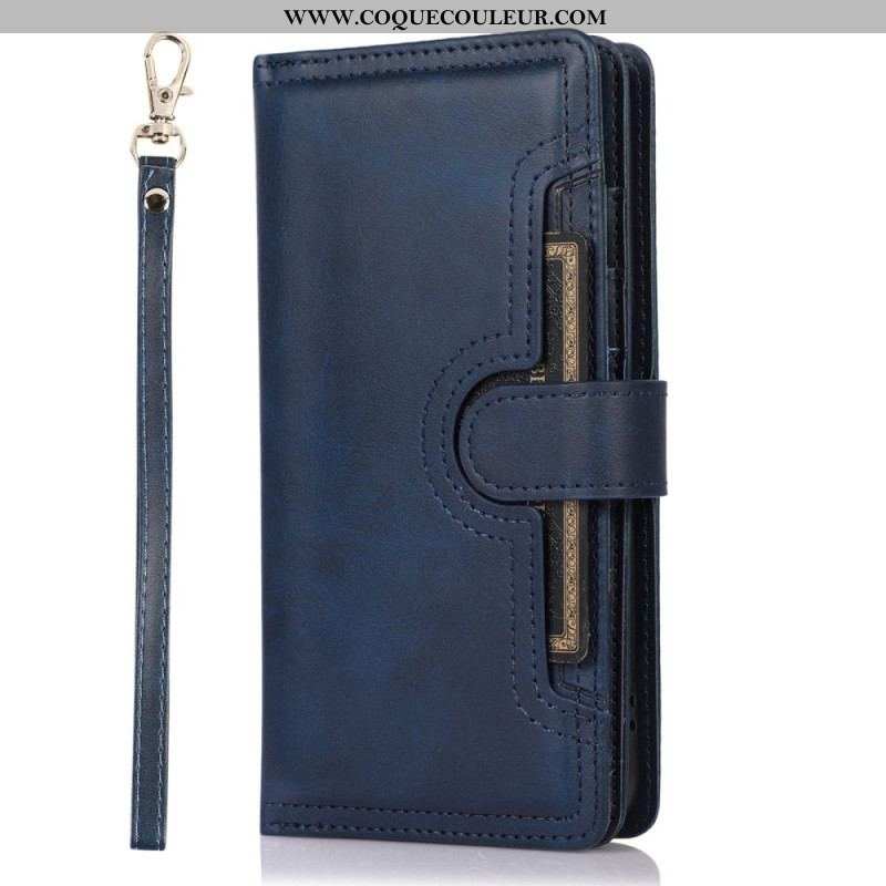 Housse Samsung Galaxy S23 5G Multi-Cartes et  Pochette Frontale