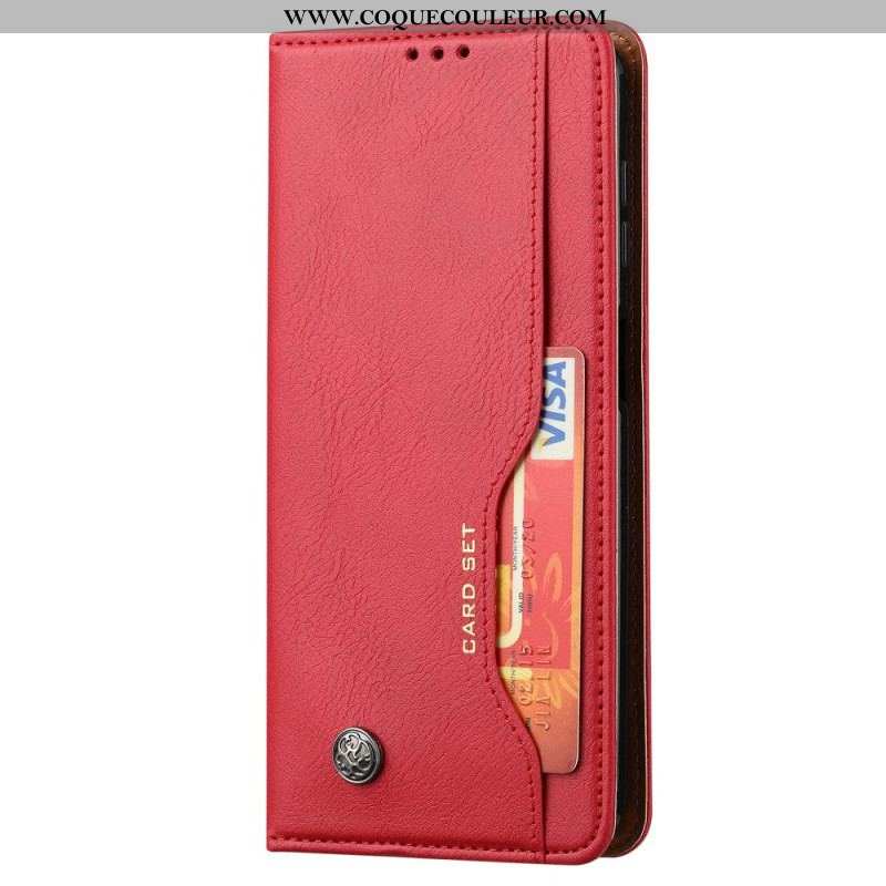 Flip Cover Samsung Galaxy A14 5G Simili Cuir Porte-Cartes