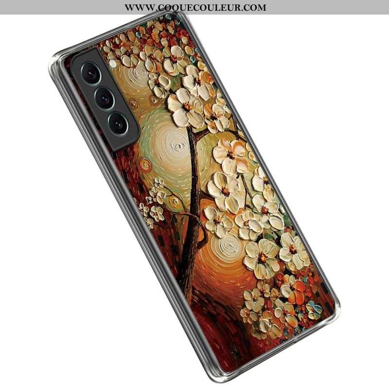 Coque Samsung Galaxy S23 5G Flexible Fleurs