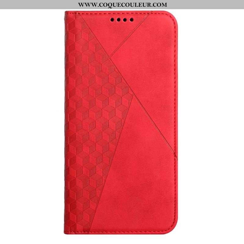 Flip Cover Samsung Galaxy S23 5G Style Cuir Motif 3D