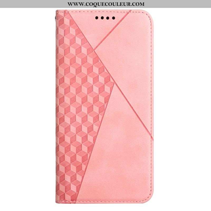 Flip Cover Samsung Galaxy S23 5G Style Cuir Motif 3D