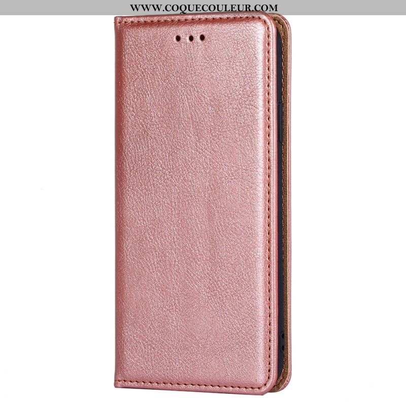 Flip Cover Samsung Galaxy S23 Plus 5G Simili Cuir Coutures